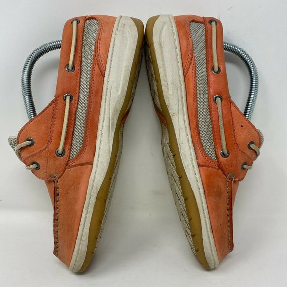 L.L. Bean Women’s Brown Suede Boat Shoes Size 9M | Casual Moc Toe Loafers - Picture 4 of 7